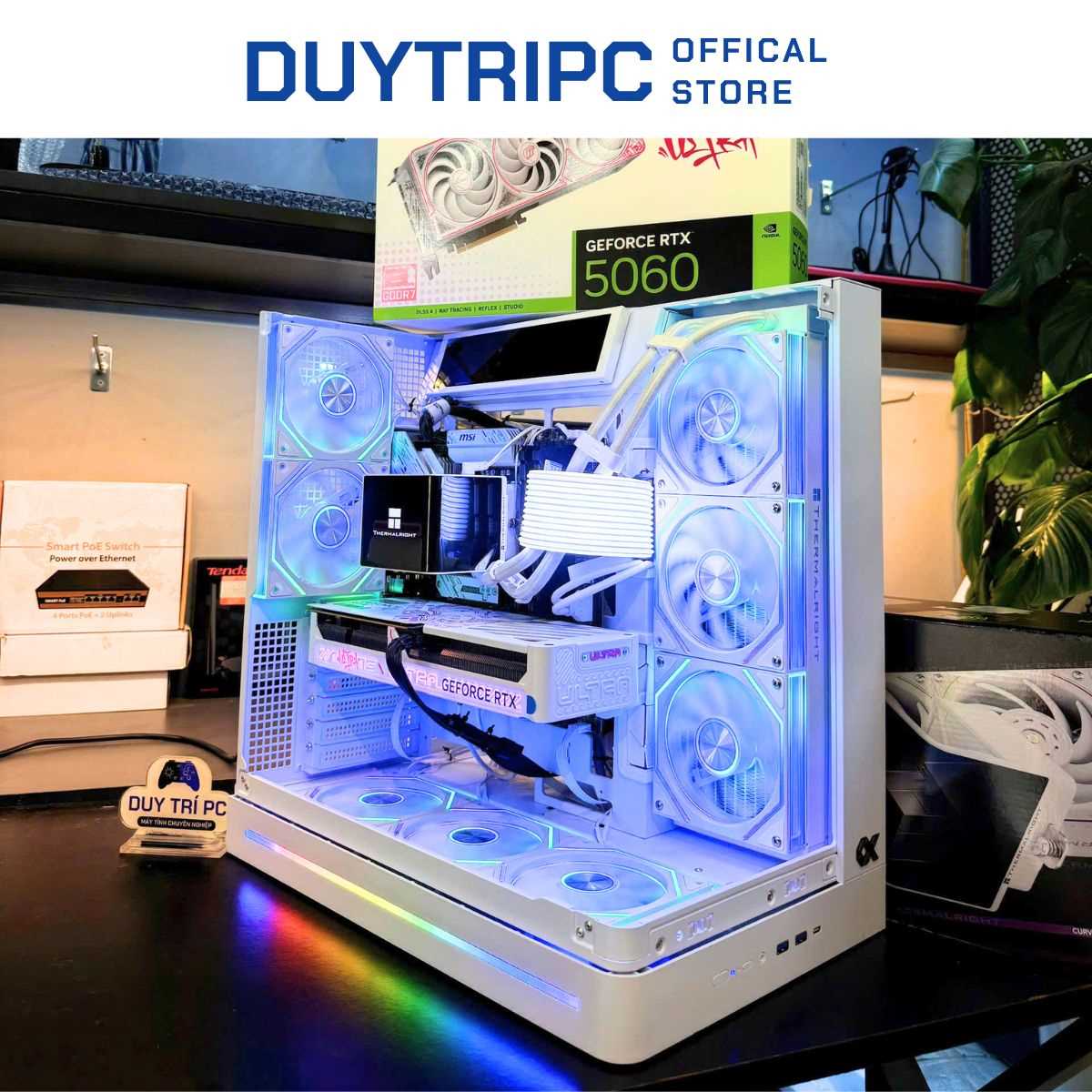 PC Gaming RTX 5060 Ultra White 8GB | i5 14600KF – Hiệu Năng Mạnh Mẽ, Thiết Kế Cực Đẹp